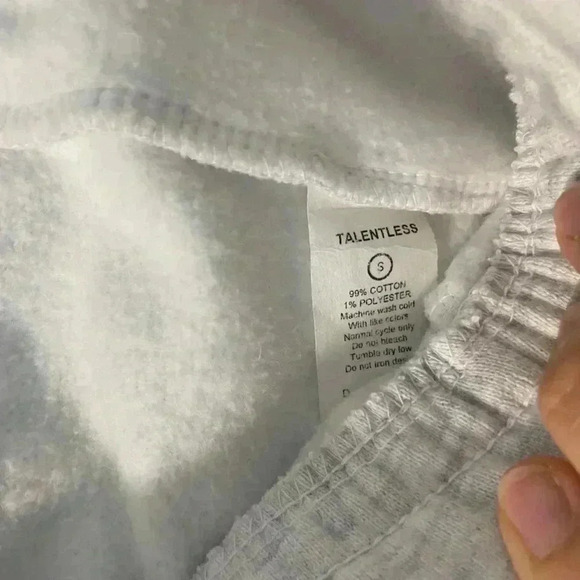 NWOT talentless gray sweatpants size S - Picture 3 of 5